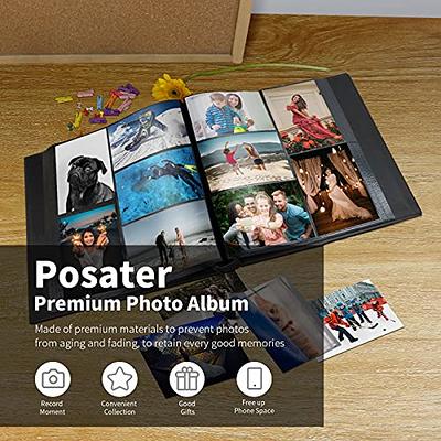 Photo Album 4x6 600 Pockets Photos, Extra Large Capacity Family Wedding Picture  Albums Holds 600 Horizontal and Vertical Photos 