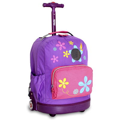 Kids' J World Lollipop 16 Rolling Backpack and Lunch Bag - Candy Buttons