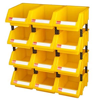 aerkaa Small Parts Organizer Stacking Storage Bins Tools Storage