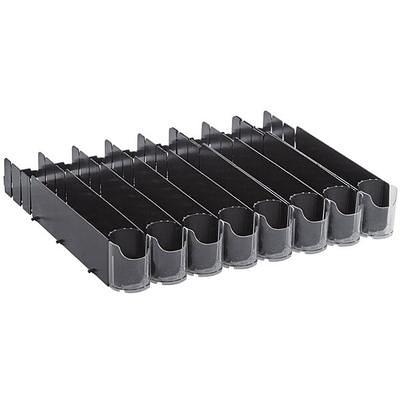 Emperor's Select 10 1/2 x 8 Black 5-Compartment Bento Box with Lid