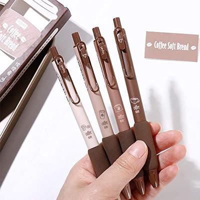 Cute Coffee Soft Bread Gel Pen 4pcs/set 0.5mm Ballpoint Black Color Ink Pens  Kawaii Stationary for Office School Supplies Gifts - Yahoo Shopping