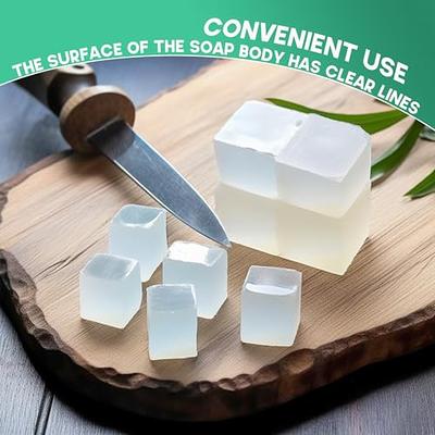 Soapeauty White Soap Base Glycerin Melt and Pour, Detergent Free, Natural  Moisturizing Bar for Sensitive Skin & Soap Making, Easy