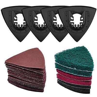 POWERTEC 71441 Flexible Contour Sanding Grips Set W 3 Flexible Foam Pads and 6 Profile Grips for Sanding Convex and Concave Profiles