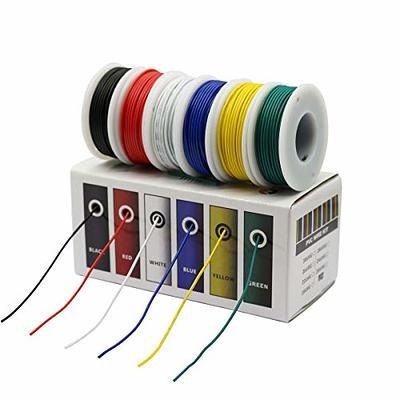 BNTECHGO 18 Gauge PVC 1007 Solid Electric Wire Red and Black Each 100 ft 18  AWG 1007 Hook Up Tinned Copper Wire - BNTECHGO