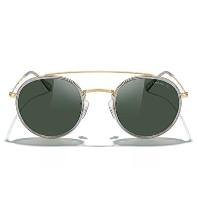 MERRY'S Retro Round Polarized Sunglasses - Unisex Double Bridge Sun Glasses  - Yahoo Shopping