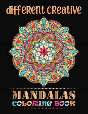 50 animal mandalas coloring book for adults stress- relief