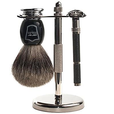 Tomb45 Triple Cartridge Shaving Kit (Triple Cartridge Razor Handle PLUS 2  Shave Gels)