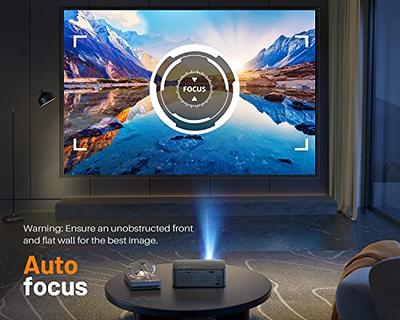  [Auto Focus/Keystone] Proyector de TV Android TOPTRO