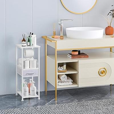 VASAGLE Small Bathroom Storage Cabinet, Slim Bathroom Storage