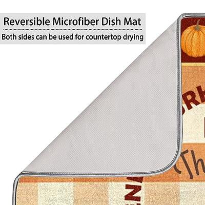 Dish Drying Mat, 16x18-Gray