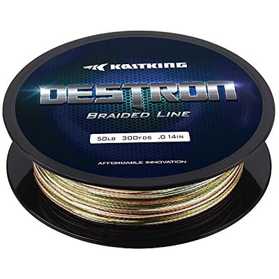 KastKing Superpower Braided Fishing Line Low-vis Gray 20 LB 327