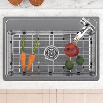 GRID - 33 stainless steel sink grid - center drain (GR-5AS33) – Create  Good Sinks