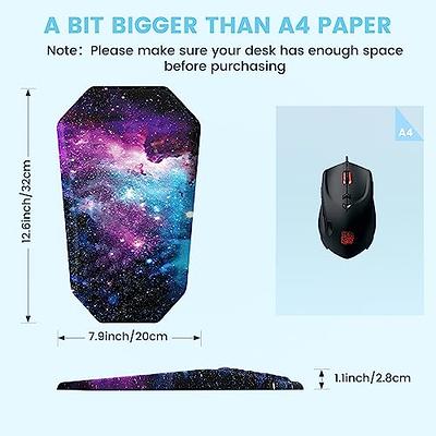 hueilm Ergonomic Mouse Pad Wrist Support,Pain Relief Mouse Pads with Wrist  Rest,Entire Memory Foam Mouse Pad with Non-Slip PU Base,Comfortable