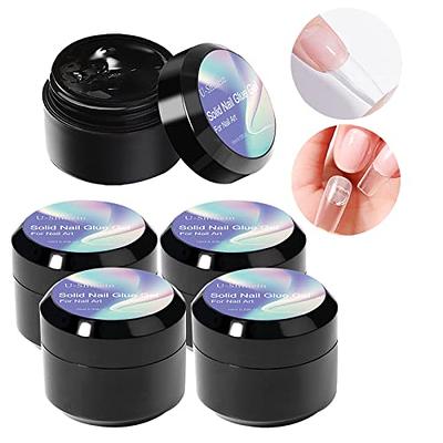 UNA GELLA Gel Nail Glue and Tip Primer Set - Extra Strong Gel x Nail Glue  Long