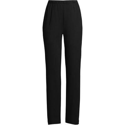 Women's Sport Knit High Rise Elastic Waist Pull On Pants - Black - M -  Yahoo Shopping