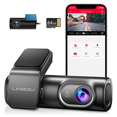 Fitcamx Front 4K+Rear 1080P Dash Cam Adapts for Chevrolet Blazer 2019 2020  2021 2022 2023 (Has Auto Dimming Mirror), OEM Style, Dual HD Video, Loop