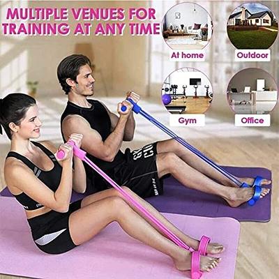 21 Fitness Resistance Bands-4 Tube Pedal Ankle Puller, Fitness Training  Multi-function Tension Rope Yoga Handle Bands Exerciser, Pedal Stretch  Trainer with Resistance Band, Loss and Shaping (yellow) - Yahoo Shopping