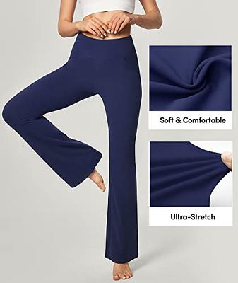 IUGA Bootcut Yoga Pants with Pockets for Women Wide Leg Pants High Waist Workout  Pants Tummy Control Work Pants 4 Pockets