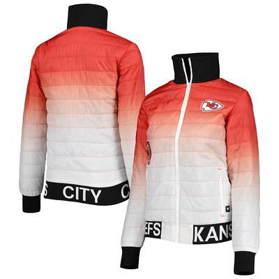 The Wild Collective Women's The Wild Collective Scarlet/Gold San Francisco  49ers Color Block Full-Zip Puffer Jacket