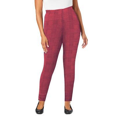 Plus Size Women's Everyday Legging by Jessica London in Classic Red Glen  Plaid (Size 30/32) - Yahoo Shopping