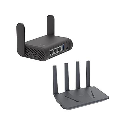  GL.iNet GL-SFT1200 (Opal) Secure Travel WiFi Router – AC1200  Dual Band Gigabit Ethernet Wireless Internet, IPv6 USB 2.0 MU-MIMO DDR3