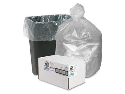 Plasticplace Trash Bags simplehuman (X) Code R Compatible (200 Count) White Drawstring Garbage Liners 2.6 Gallon / 10 Liter 16.5 x 18