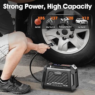 12V 300PSI Mini Air Compressor with Gauge Auto Inflatable Pump High  Precision Heavy Duty Tire Inflator Electric Compact Air Pump