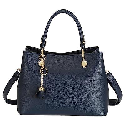  EVVE Women's Top Handle Satchel with Detachable Strap