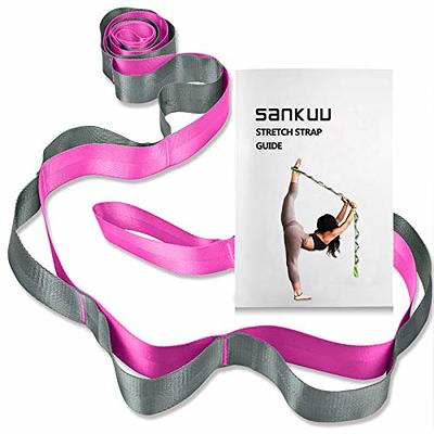 OPTP The Original Stretch Out Strap with Exercise Poster, Yoga Strap and  Stretching Strap