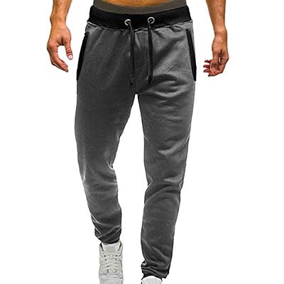 Men's Slim Fit Joggers Workout Sweatpants for Gym Running and