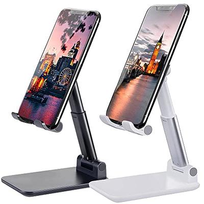 LISEN Cell Phone Stand Adjustable Phone Holer for Desk, Office Desk  Accessories for iPhone 15 Stand Fits All Mobile Phones, iPhone, Switch,  Kindle