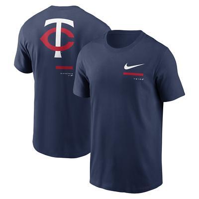 MLB Team Apparel Girls 8-20 Minnesota Twins Navy Big Wave T-Shirt