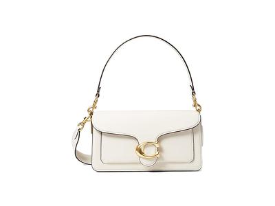 Chalk White Leather Shoulder Bag