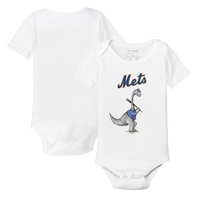 Lids Seattle Mariners Tiny Turnip Infant Stitched Baseball Raglan 3/4  Sleeve T-Shirt - White/Navy