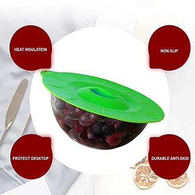 Silicone Food Lids For Cups, Bowls, Plates, Pots, Pans, Skillets