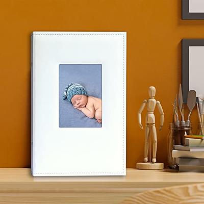 RECUTMS 30 DIY Photo Albums with Sticky Pages Button Grain Leather Cover  4x6 5x7 8x10 Photos of Any Size Wedding Photo Album Baby Picture Book  Family Scrapbook Photo Album (Gray) - Yahoo Shopping