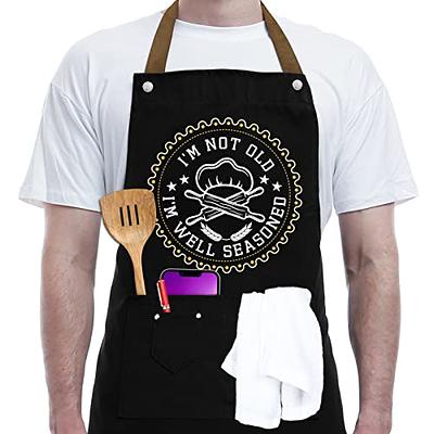 When Mom is Cooking Kitchen Apron with Pocket Gift Funny Humor