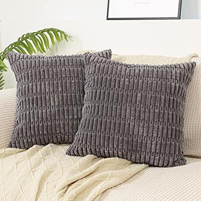 Throw Pillow Covers 26x26 - Decorative Pillows for Couch Set of 2