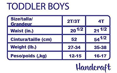 Toddler Boys HANDCRAFT (Sizes 2T-4T) Underwear & Socks