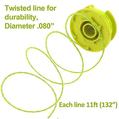 Hipa 1 Pound 1.6mm/ 065 String Trimmer Line 960-Foot Round for