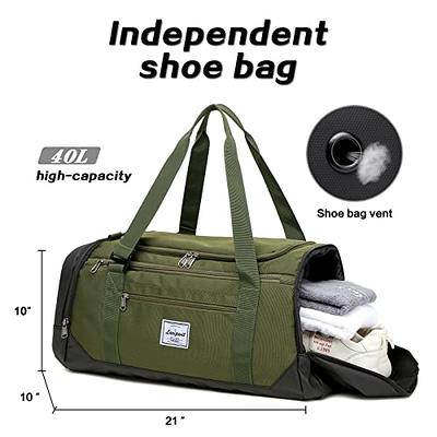 80L Duffel Bag for Men, Womens Duffle Bag with Shoes