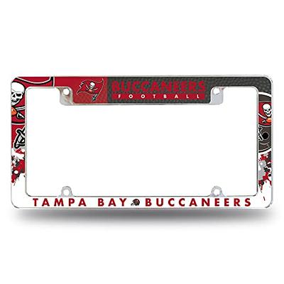 Rico Industries - NFL Color License Plate Frame, Tampa Bay Buccaneers