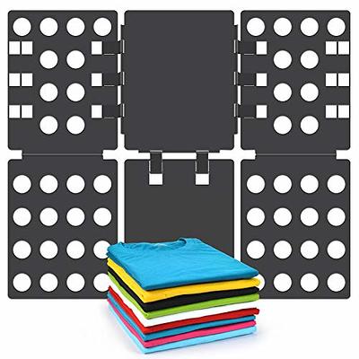 T shirt Folding Board T shirt Clothes Folder Laundry Organizer Easy and  Fast for Kid and Adult to Fold Clothes Black - Yahoo Shopping