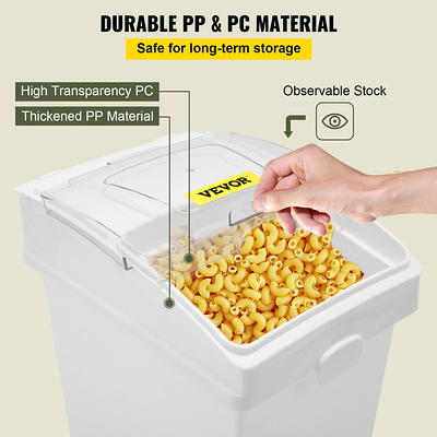 2PCS 40 Gallon Industrial Tote Plastic Storage Bins Wheeled Large