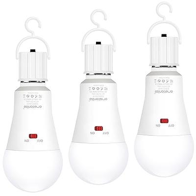 UNILAMP 9W Rechargeable Emergency Light Bulbs, E26 Battery Light