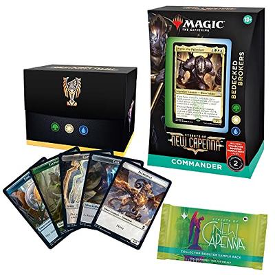 : Magic: The Gathering Streets of New Capenna Commander Deck –  Obscura Operation + Collector Booster Sample Pack : Toys & Games