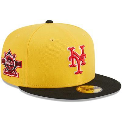 Men's New Era Black York Mets Side Patch 59FIFTY Fitted Hat