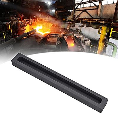 Graphite Mold Eujgoov Strip Shape Graphite Crucible Metal Melting Molds for  Casting Gold Silver and Copper(Outside 120×25×17 Inside 100×10×10mm) -  Yahoo Shopping