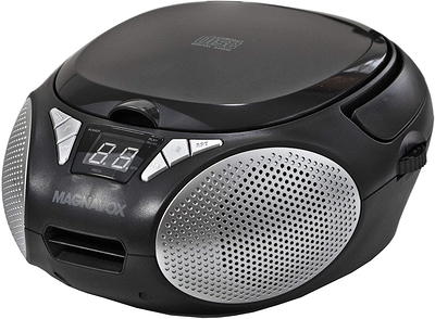 PROSCAN Elite Portable CD Boombox with AM/FM Radio (Black