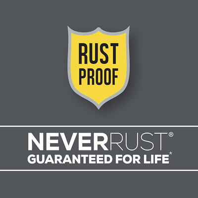 Power Grip Pro Rustproof Multi-Surface Dual Mount Long Shower Basket in  Stainless Steel
